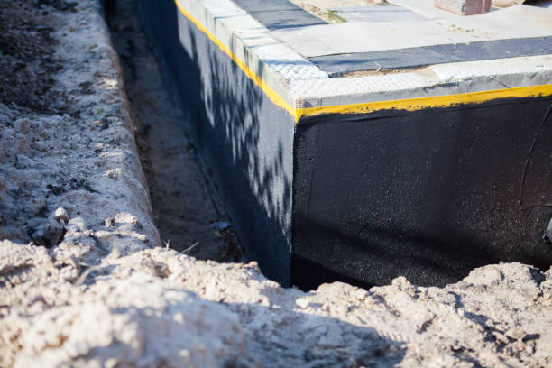 Professional Exterior Waterproofing technician working in Bound Brook, NJ